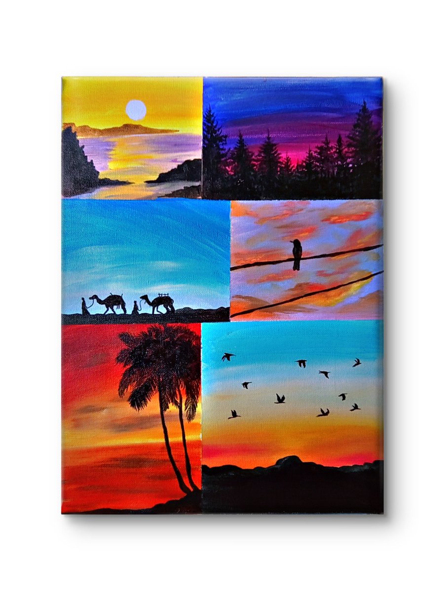 Drawspire's tweet photo. If you could choose just one of these six paintings to hang on your wall, which one would it be? Tell me your favorite in the comments! 👇🎨 https://t.co/57UpomgS0n