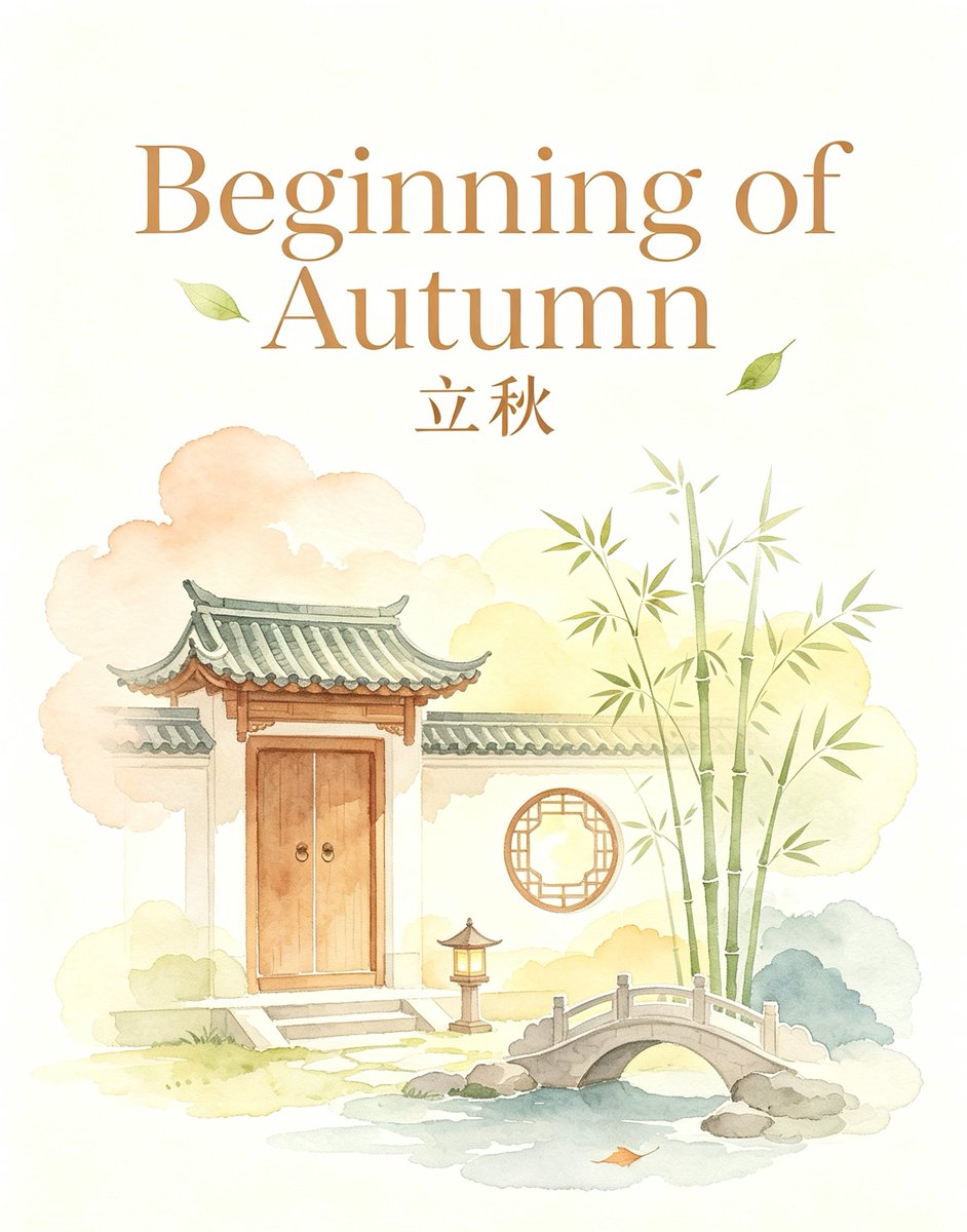 CSCEC_MALDIVES's tweet photo. Today welcomes Liqiu (Beginning of Autumn), one of the 24 Chinese solar terms. It marks the summer heat fading, while the season of harvest draws near. Soft cool breezes sweep across nature, bringing peaceful vibes and lovely seasonal transformations to every corner. https://t.co/rGI3bqgBir