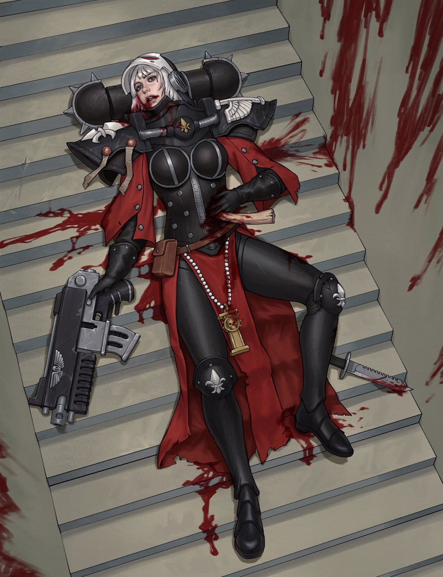40kARTdotcom's tweet photo. Death of a Adepta Sororitas Warhammer 40k Art

Artist: @yangzheyy https://t.co/tsjS9eGCxX