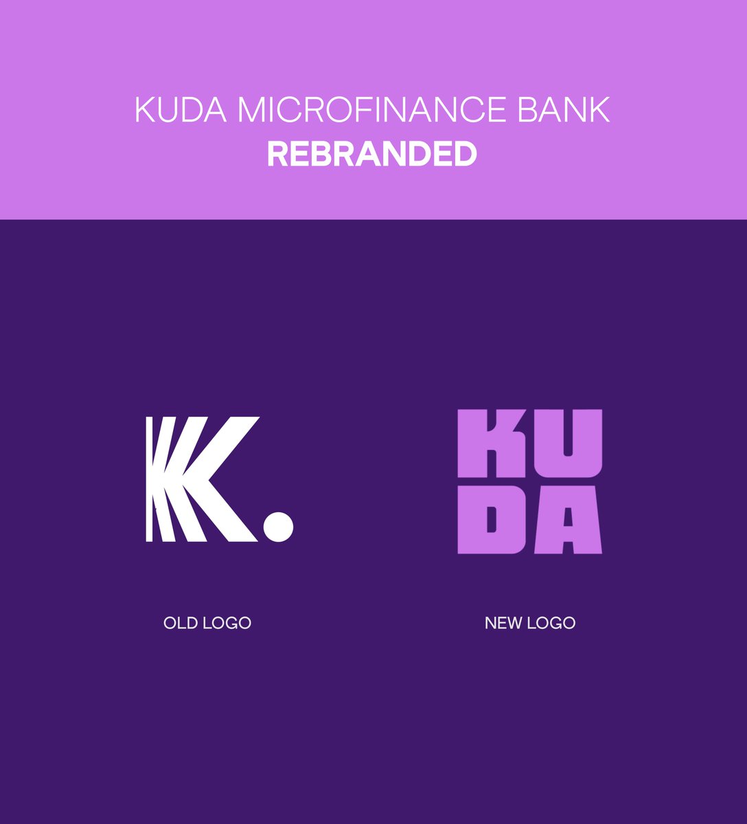 SafwanAlghazal's tweet photo. KUDA Bank just rebranded their Logo and brand Assets.

Let's be brutally honest, is this necessary???

#fintech #KUDABANK #Rebranding https://t.co/tgxJNC8f96