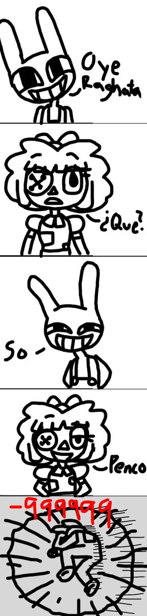 ANAWOLFDIBUJA's tweet photo. A comic from Digital Circus, I couldn't find the creator, sorry.

#jax #ragatha #digitalcirco #art https://t.co/ADZlTwnLen