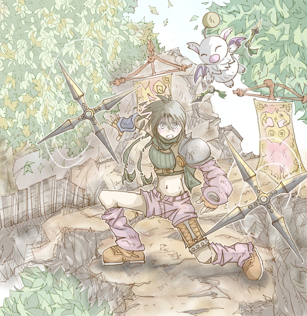 Johnpina256's tweet photo. Yuffie : This is as far as you go. https://t.co/m4zVCrXxXR