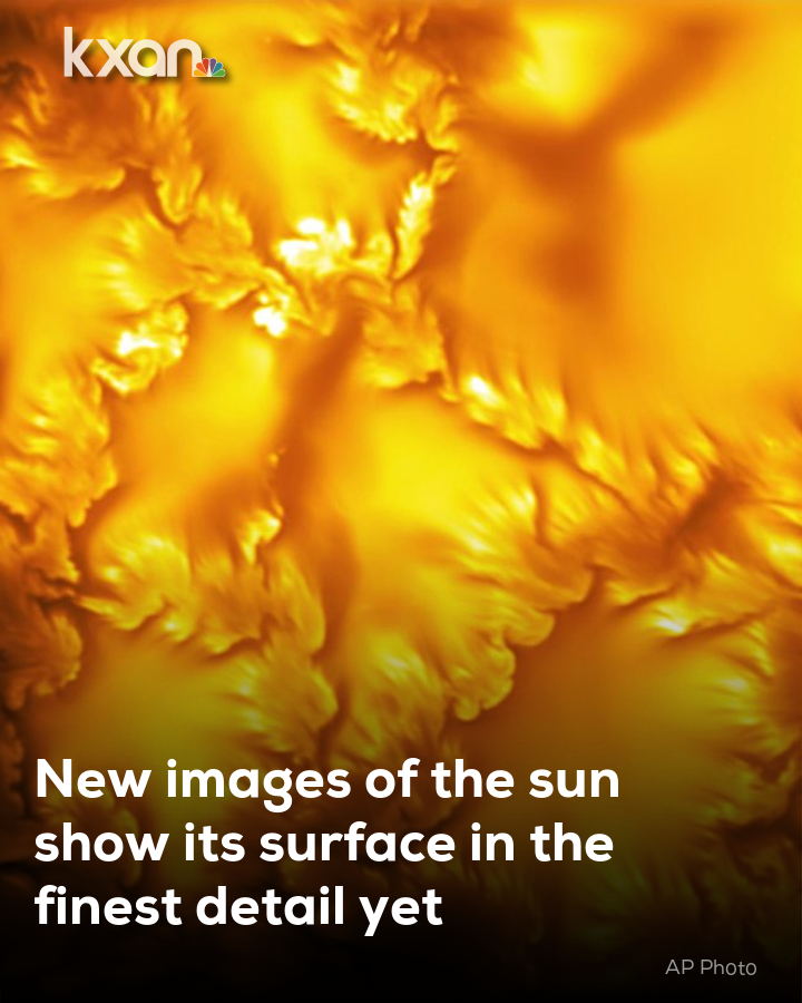 KXAN_News's tweet photo. Scientists originally took the images to fine-tune and test the limits of a solar telescope. https://t.co/PJAbc4oBeH https://t.co/E5Y5MtdsoP