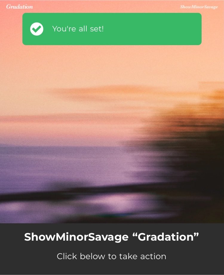 susenji_maron's tweet photo. Show Minor Savage新曲
Pre-save完了!楽しみだな☺️
#SMS_Gradation
#ShowMinorSavage https://t.co/rd392I22TZ