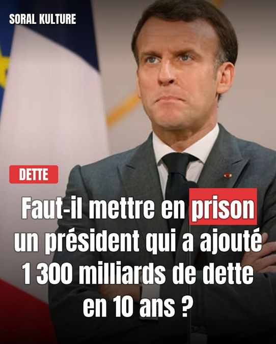 JCondamine's tweet photo. C'est plus de 1300 Md de dettes, à lui tout seul..
Je pense que Macron devrait répondre devant une commission non inféodée à la pensée unique et capable de distinguer traitrise.Dans ces conditions,il serait assurément condamné car il est, d'une façon,un traitre à notre nation https://t.co/KJYB2EW3n3