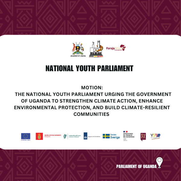 UG_FarajaAfrica's tweet photo. Motion
#YouthParliamentUG
#SUPA https://t.co/0p4CQFhRjS