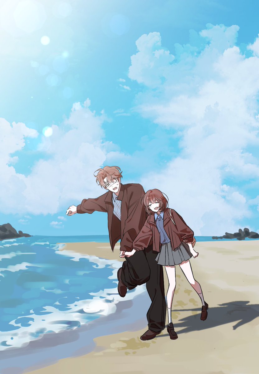 FAKE_GOBAEK_'s tweet photo. #사헌영은 
날씨 좋은 날 바닷가 데이트 🌊

Ⓒ 글렀네 rmffjTspdlrj https://t.co/Kj5nzxBM5v