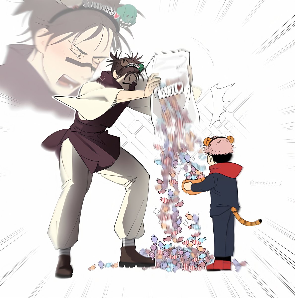 Dahaka_x's tweet photo. Anything For My Brother Yuji 😭🥰 https://t.co/BJxRGkU8WR