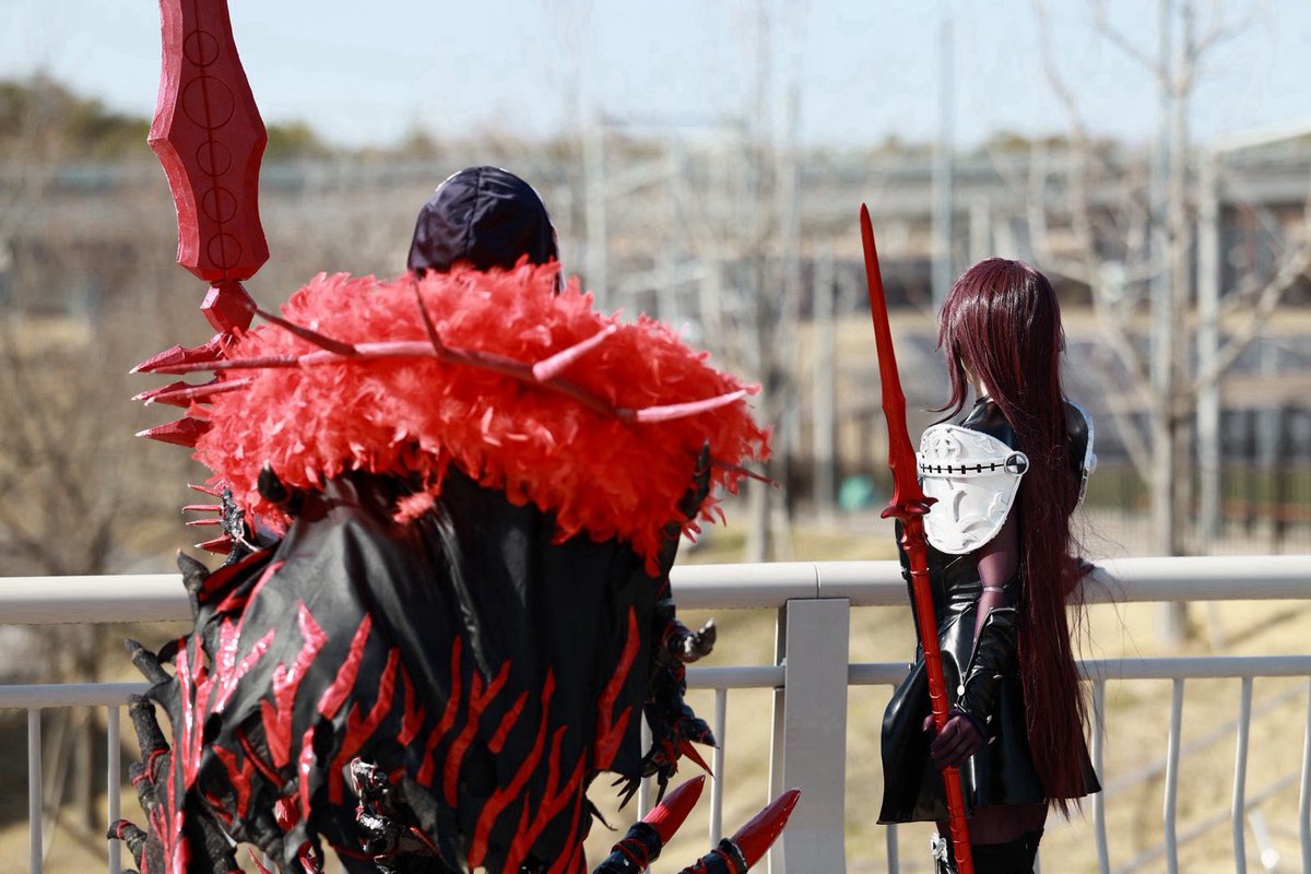 tamacos_2424's tweet photo. fgo/cosplay
┈┈┈┈┈┈┈┈┈┈┈┈┈┈┈┈┈┈

.

『もう一度』会えた貴方と

ただ馬鹿な事を言い合って

笑い合う日々を

『何度』でも

.

┈┈┈┈┈┈┈┈┈┈┈┈┈┈┈┈┈┈
スカサハ：たま鶏
クーフーリンオルタ：ささめちゃん(@cos114_sasame )
photo：フィリップさん(@Philip_camera ) https://t.co/EIqqUPeG6M
