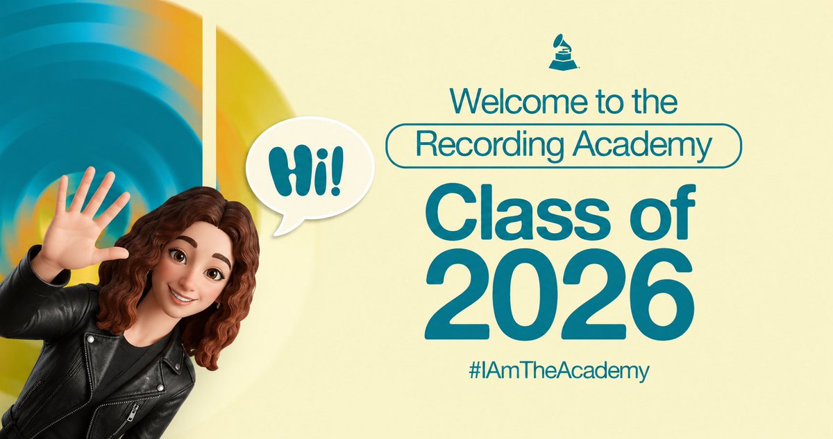 maharocksoffic1's tweet photo. Welcome to the Recording Academy! 🥳
Congratulations on this exciting new chapter!
You're now part of a global community that shapes the future of music. We can't wait to see all that you'll create!
#iamtheacademy https://t.co/fOW8f6oEJW