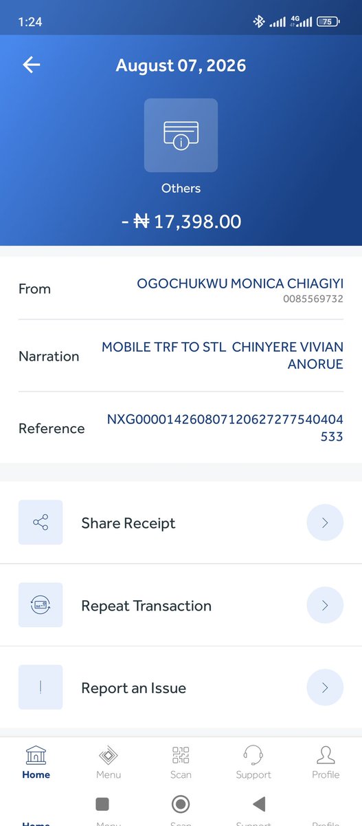 ogodimple's tweet photo. @myaccessbank Dear access bank kindly refund this particular money to me please.

You said it was an error and I sent another money to the person yet you debited me. I can generate original receipt but you guys took my money https://t.co/tVCLhisU0J