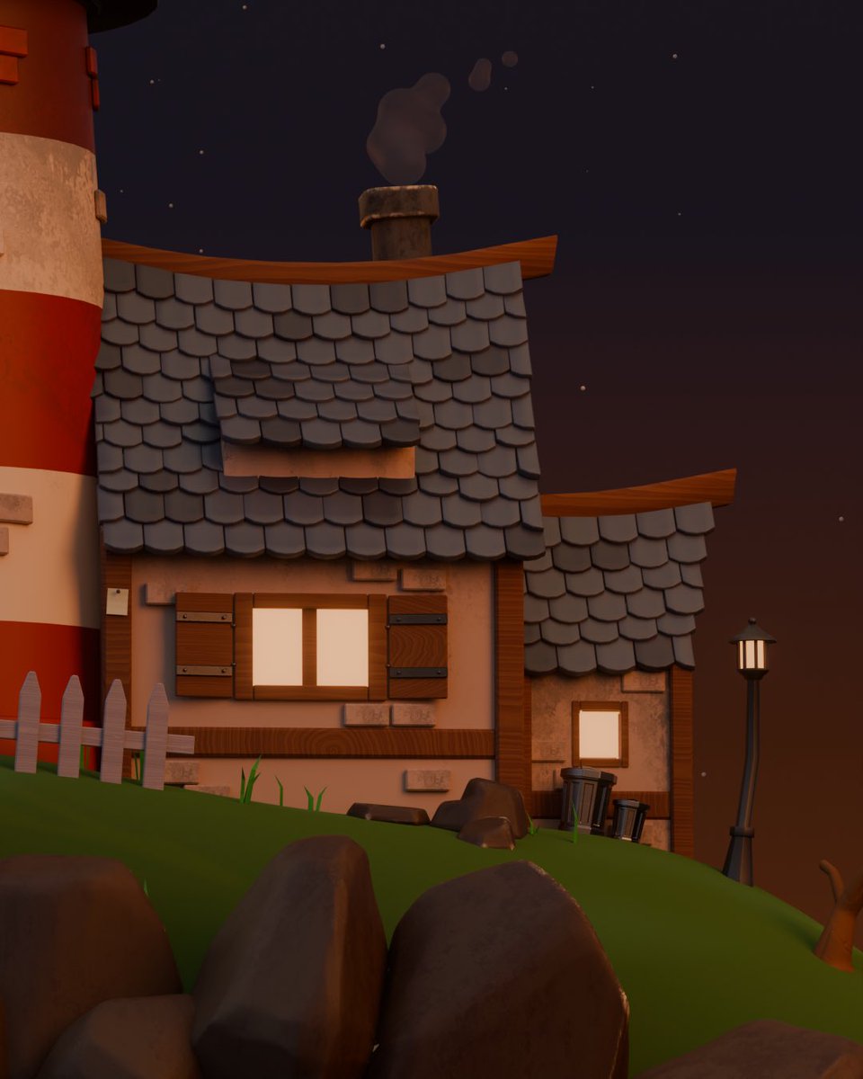 aidan_3d's tweet photo. Finished my lighthouse environment in Blender. It was a challenging one, but I’m happy with how it turned out https://t.co/UDAQnwqWl6