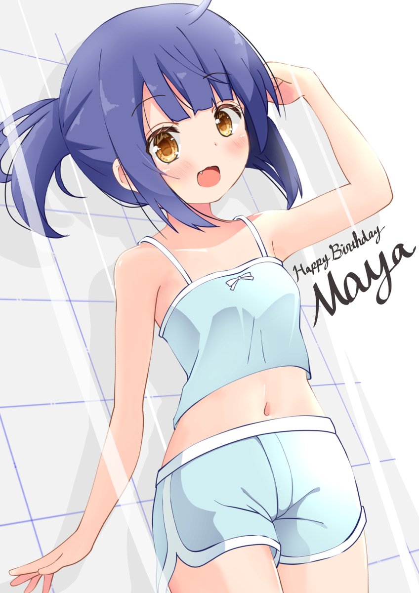 wanwan_2nd's tweet photo. マヤちゃんはっぴーばーすでー！
なんとなくマヤちゃんはドルフィンパンツがにあいそうな気がします！

#gochiusa
#条河麻耶生誕祭2026 https://t.co/OIjSSDEbge