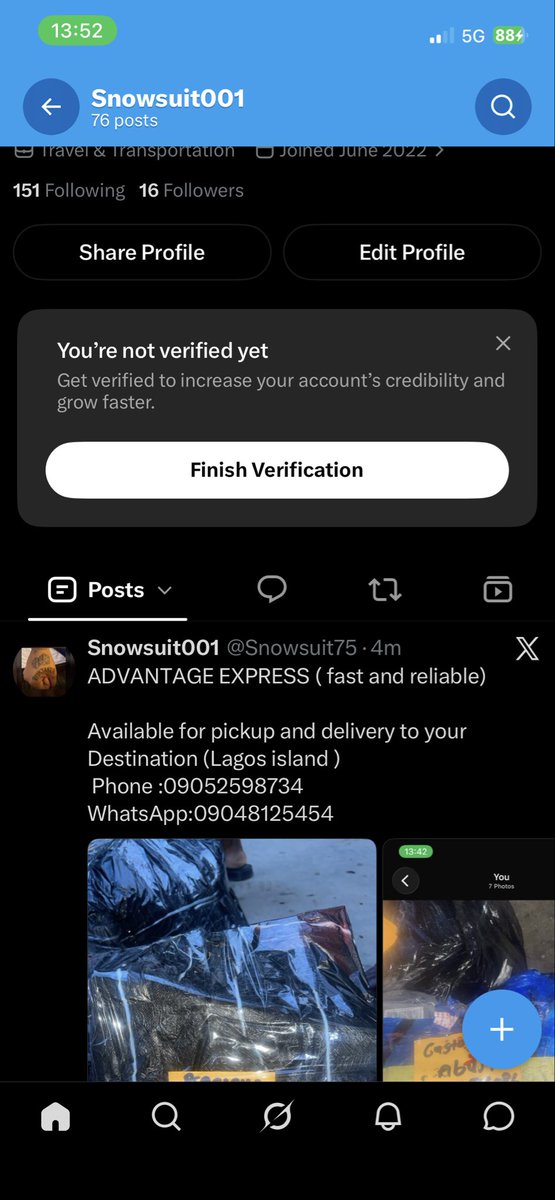 Snowsuit75's tweet photo. @Abiha4g Help  your brother fast and reliable https://t.co/m0KSH8HMJj