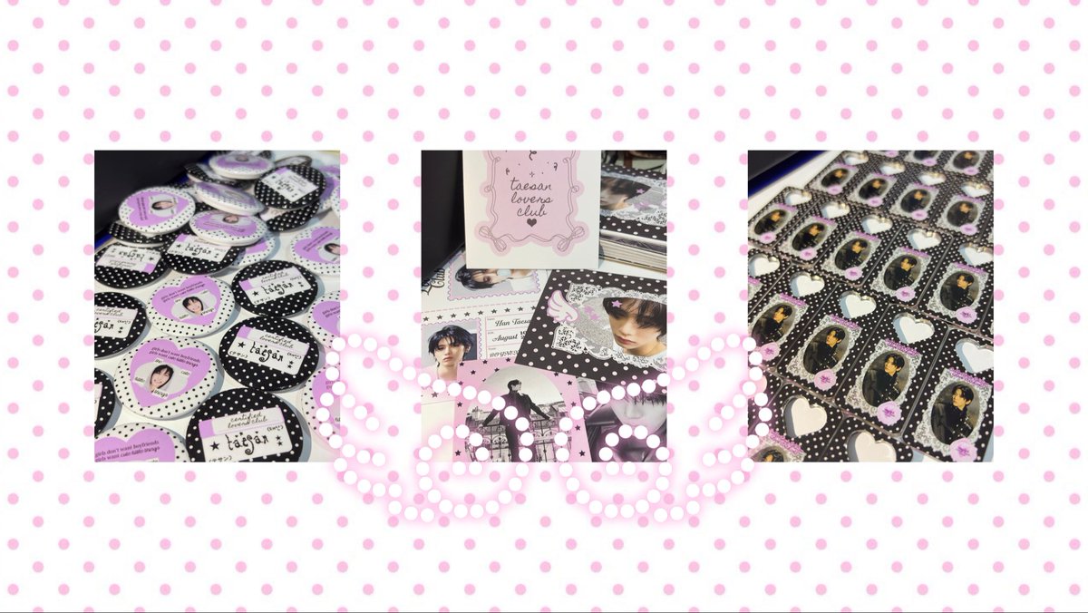 lovablecart's tweet photo. ౨ৎ⋆ . . TAESAN BIRTHDAY KIT💗🪽★ https://t.co/7gXlKWYN8F