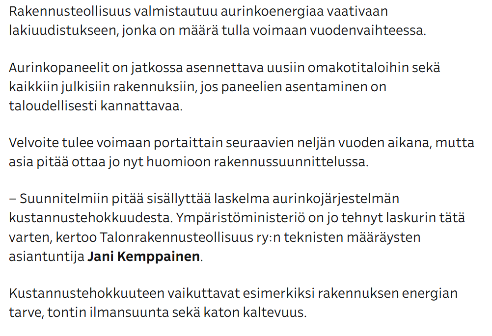 FatPjotr's tweet photo. Lisää byrokratiaa ja kustannuksia taloa rakentaville: Jatkossa pitää vähintäänkin esittää laskelma, etteivät paneelit kannata, tai sitten lyödä kiltisti paneelit katolle. 

Turhaa ja typerää. Sääntelyä ja byrokratiaa tulisi vähentää, ei lisätä! https://t.co/2ALCezV4jQ