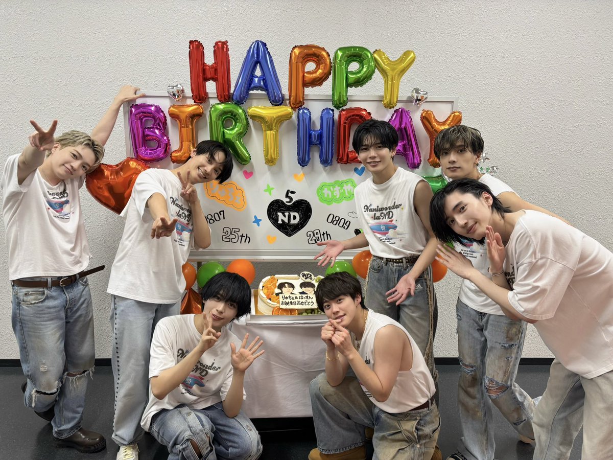 728_Storm's tweet photo. 👦🏻なにわ男子 LIVE TOUR 2026 「ND⁵」👑
神奈川公演ありがとうございました🍜

3日間6公演、
熱い声援をありがとうございました🔥
最終日には2人のバースデーボーイを
みんなでお祝いしました🎉

Next Destination ▶︎▶︎▶︎ MIYAGI🍡

🎧5th Album「ND⁵」配信中👦🏻👑
▶︎https://t.co/e7O4plOSt6

#なにわ男子
#なにわ男子_ND5
