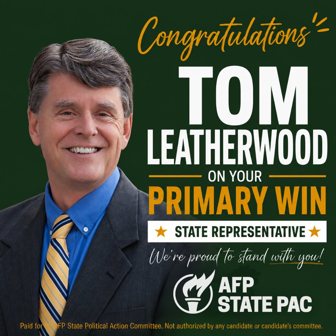 AFPTN's tweet photo. Winning big in the Republican Primaries with @AFPStatePAC and 250K total voter contacts. #TeamTN Congratulations to these Legislative winners! 🗽🇺🇸🧡 https://t.co/VEenxf2PV4