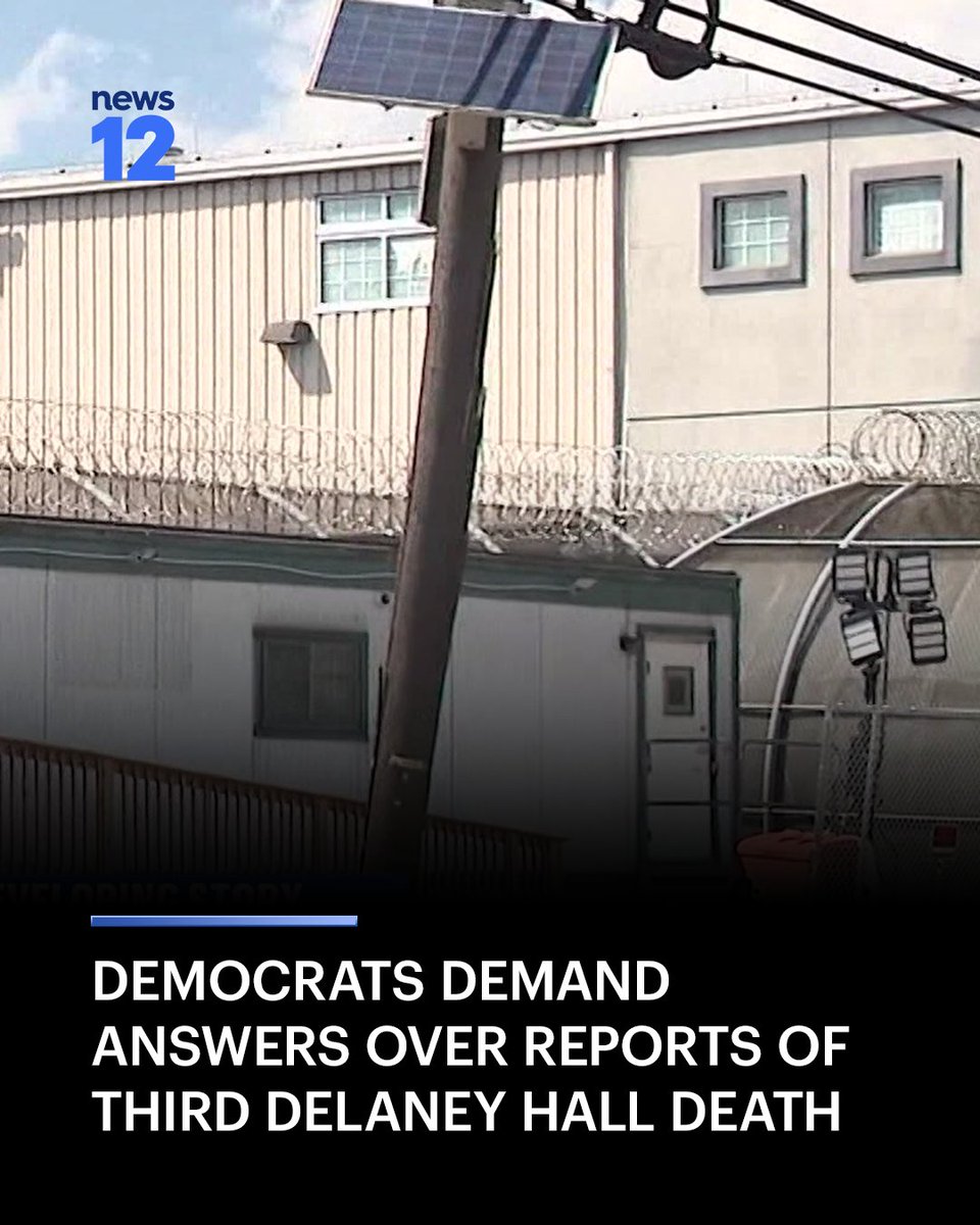 News12NJ's tweet photo. DELANY HALL LATEST: Many of New Jersey's Congressional Democrats, including Reps. Frank Pallone, Lamonica McIver and Josh Gottheimer are demanding answers from Homeland Security Officials by Aug. 12. https://t.co/QMbKqvzHGn

#News12NJ #DelanyHall https://t.co/K8OFJexi7a