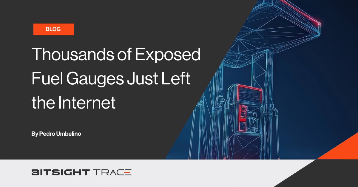 Bitsight's tweet photo. A rare cybersecurity win. 🎯 U.S. internet-exposed fuel gauges dropped 56% in three months after coordinated action. But hundreds of vulnerable systems remain.

See what the data reveals—and why the work isn’t over: https://t.co/5cSdMjGc5i

#Cybersecurity #OTSecurity #CyberRisk https://t.co/3FB9H28Qxh