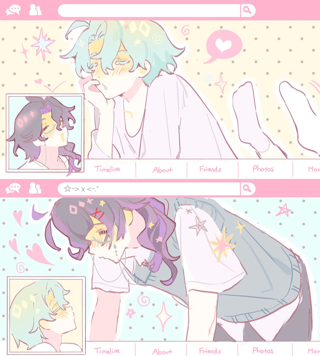t3ru___010's tweet photo. 💜🩵 https://t.co/KznXlkULf1