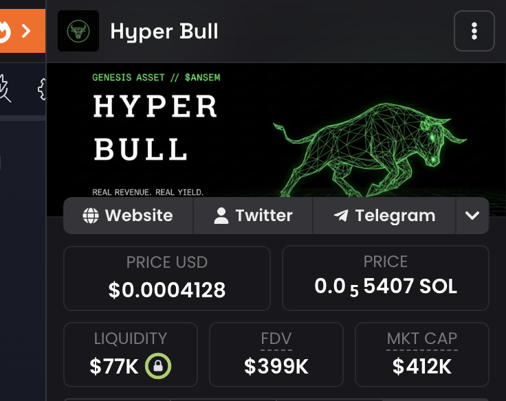 Altsteinn's tweet photo. the biggest $HBULL bullish point for me is the dev, @vanillafunk713 

he CTO'd ANSEM from the bottom and worked it up to above $400M and now he's pushing HBULL in the same sense as ANSEM and even around it

see the giveaways, rewards and even buybacks on ANSEM

yet, HBULL is at this ridiculous sub $400k MC 😂 not for long anyway.

https://t.co/Mv8vOkMXO7