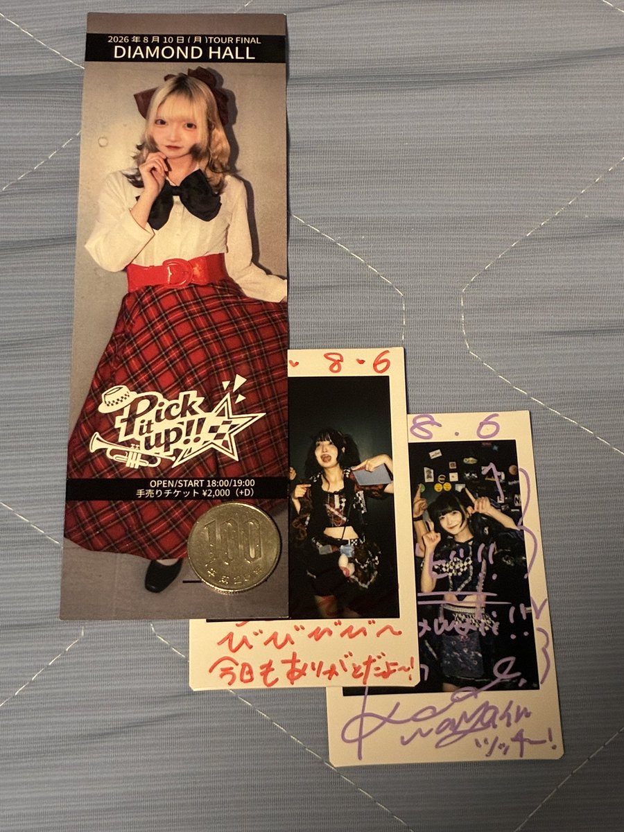 manabiya_t's tweet photo. 昨日のNO🖤AFｻﾝﾁｰﾑ
黒坂せいらちゃんは毎回の如くお姉ちゃん（真田丸愛華ちゃん)の話しからでしたw
今月も最初はせいらちゃんからに
また新規だと思いカードを渡したのをキッカケにかなえちゃんともチェキ撮影
次は10日のツアーファイナルで！
#ノーアフ https://t.co/cKheZ5viD9
