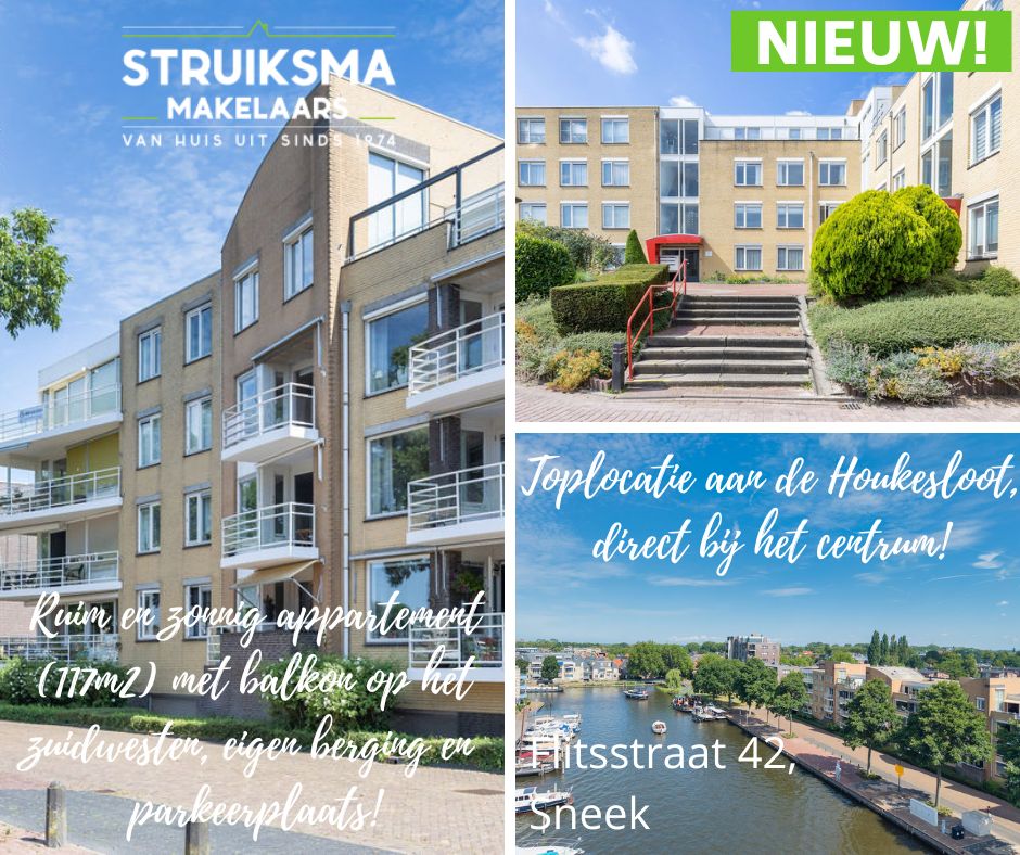 STRUIKSMASNEEK's tweet photo. 🆕Nieuw in ons aanbod! Flitsstraat 42, #Sneek #wonenaanwater #appartement https://t.co/kI2RDiwNoM ✅via Struiksma makelaars! https://t.co/DDPux4ty79