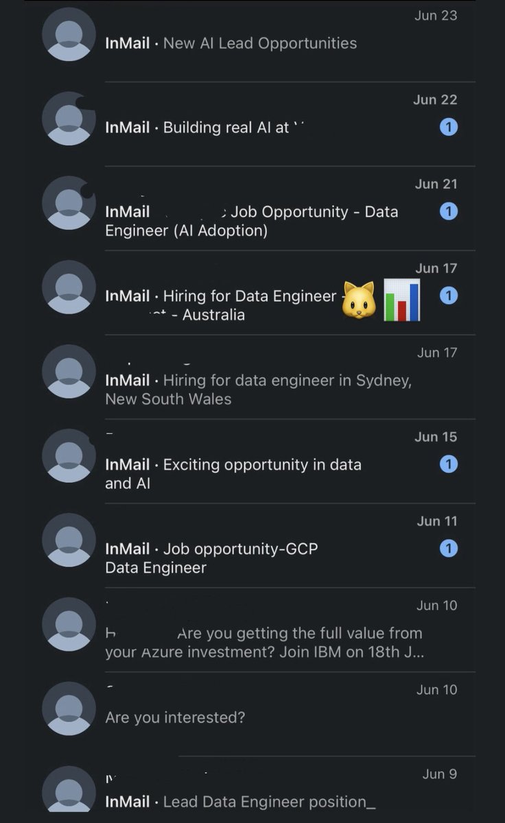 cattodata's tweet photo. ส่วนตัวหาบน LinkedIn ตลอด เพิ่งแชร์วิธีหางานด้วย Linkedin ฉบับย้ายประเทศไป (หรือในประเทศก็ได้)
1. เข้า LinkedIn → Jobs แล้ว Search Location ที่สนใจ
2. ลอง Search ตำแหน่งที่สนใจ หรือ Keyword ถ้าอยากหาสายตัวเองก็ใส่เพิ่ม เช่น “Data AI Engineer”, “Solutions Engineer”

ได้งานจาก Linkedin ตลอด หาจาก Seek ของออสบ้างแต่ไม่ปังเท่า Linkedin บางที Recruiter, headhunter ติดต่อ Inbox มาเองด้วยค่ะ  เคยเขียนโพสต์เผื่อมีประโยชน์ค่ะ

เรื่อง LinkedIn และการหางาน
วิธีหางานด้วย Linkedin ฉบับย้ายประเทศ
https://t.co/Gz4JFWnVeN

วิธีใส่ Open to Work ใน LinkedIn
https://t.co/NjWrl9UcMd

วิธีปิดเวลาส่องโปรไฟล์คนอื่นใน LinkedIn กันโป๊ะ
https://t.co/bhe0tPrFN7

เรื่องอื่น ๆ สาระที่มีประโยชน์เคยโพสต์ดูที่ Highlight หรือรวมโพสต์ที่นี่ (ไร้สาระก็มี)
https://t.co/G0ijXQhQiT

#LinkedIn #cattodata #สาระหางาน