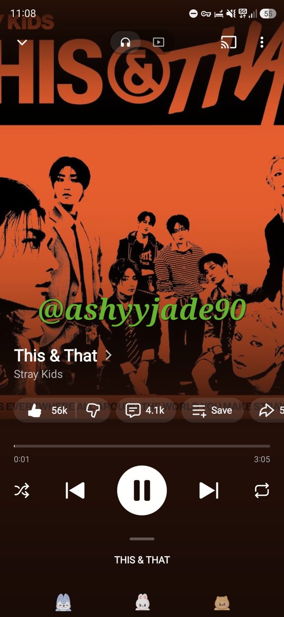 ashyyjade90's tweet photo. Hour 10
YT Music 🔥🔥🔥
#StrayKids #스트레이키즈
#THIS_AND_THAT
#This_and_That_BurningTime https://t.co/vMAEurEPYf