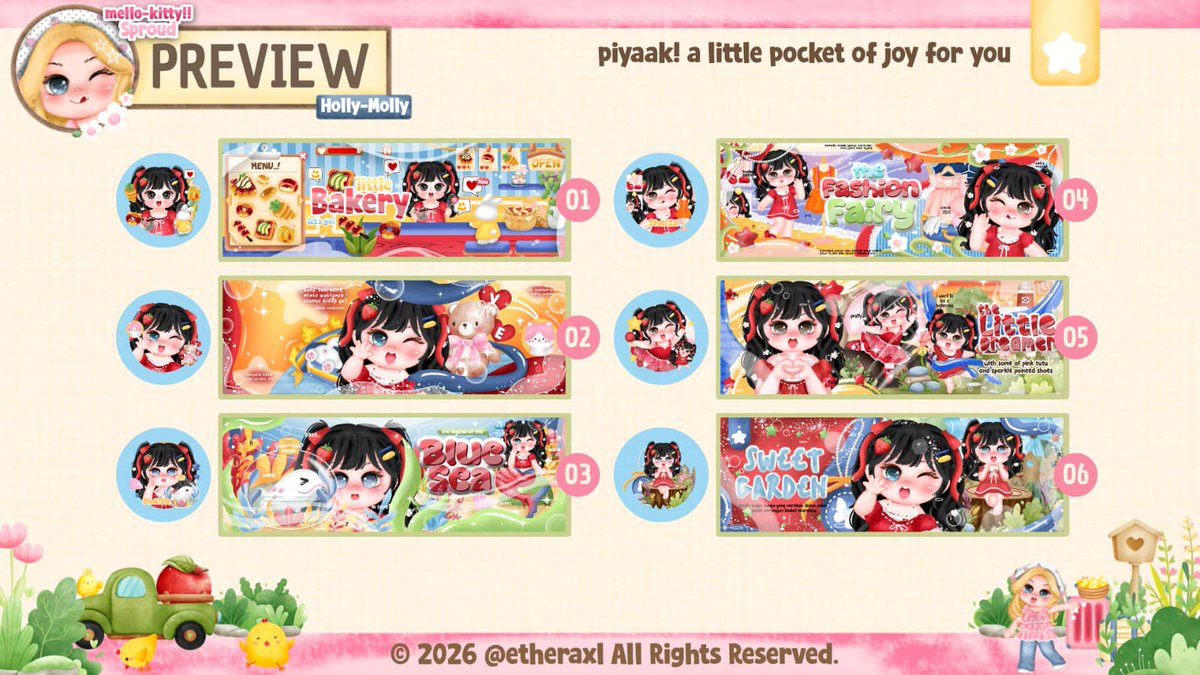 etheraxl's tweet photo. ⊂⊃ ♡  help rt? thank you ˚ ⊹ ☀️🍮 

꒰ ♡ ..⠀◎ 🖇🎀  mnlO‘ mellonions 𓈃  かわいい shEi datang dengan ready stock layout chibi 🥣🥛  cek harga dan detail dibawah ya  xx  ⊹ ꔛ ☘️ mari jemput layout manis ini  ╭╯ ⓘ  🌸🧸 𓈒 𓐍 

𖠗  💌 ⊹  ☆‌ #bealanjaㅤ https://t.co/lh0A5CW9DE