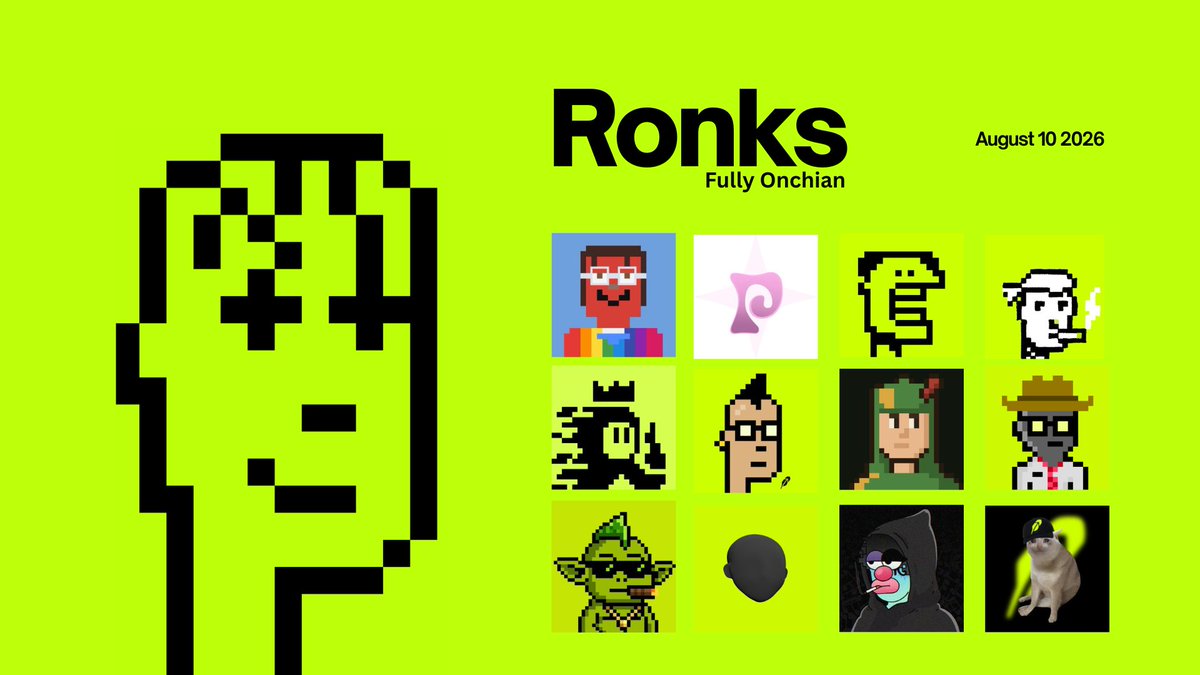 Ronksart's tweet photo. We've locked in our first 12 partner collections.

Holders of these collections will be eligible to mint in Phase One.

The list isn't final.

Reply with your favorite collection you'd like to see added.

Drop your ETH wallet below. 👇 https://t.co/Nmk16xGvjZ