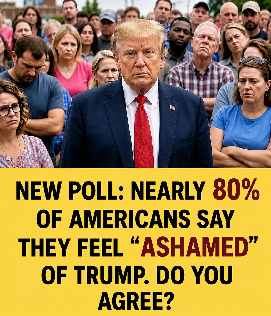 HazelLiaqa4848's tweet photo. Are you one of those 80% Americans who are ashamed of Donald Trump?
🅰️Yes
🅱️No
Share your thoughts with reasoning! https://t.co/mfb5y41mGC