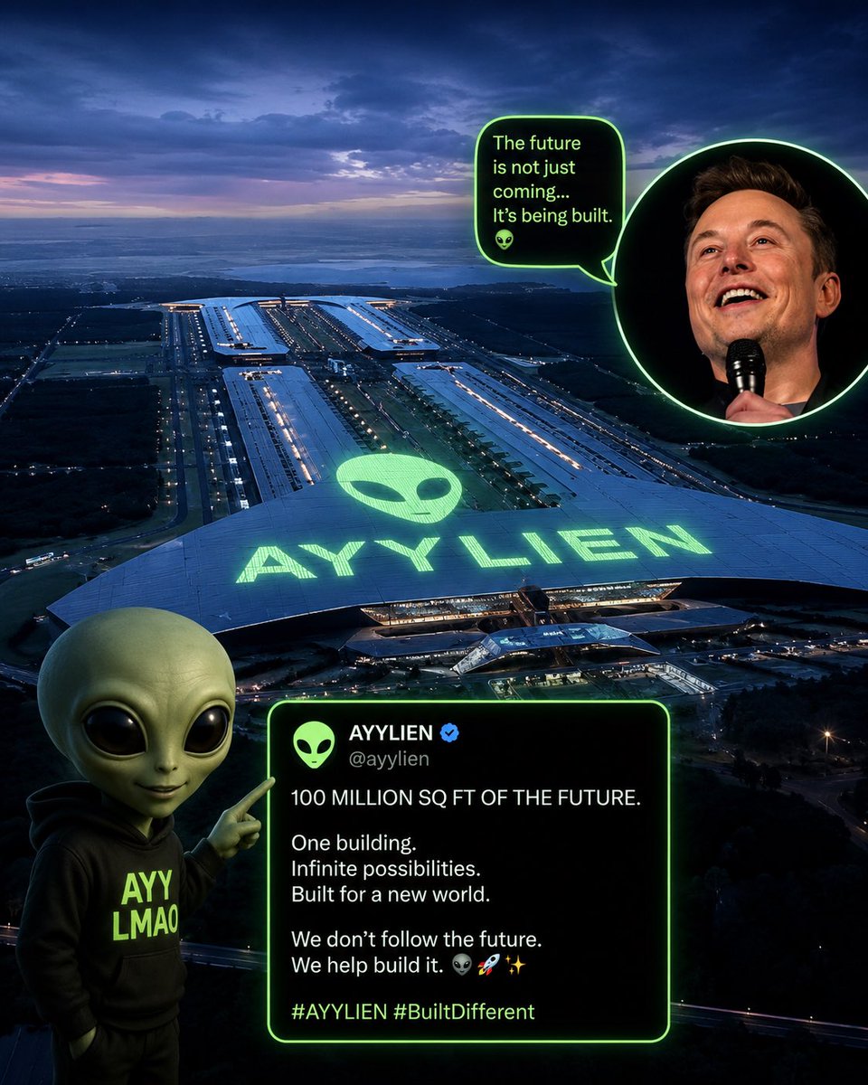 Sussker's tweet photo. @elonmusk Imagine what humanity could build… if we worked together. 👽🚀 https://t.co/Ph1NJJ0t4Y