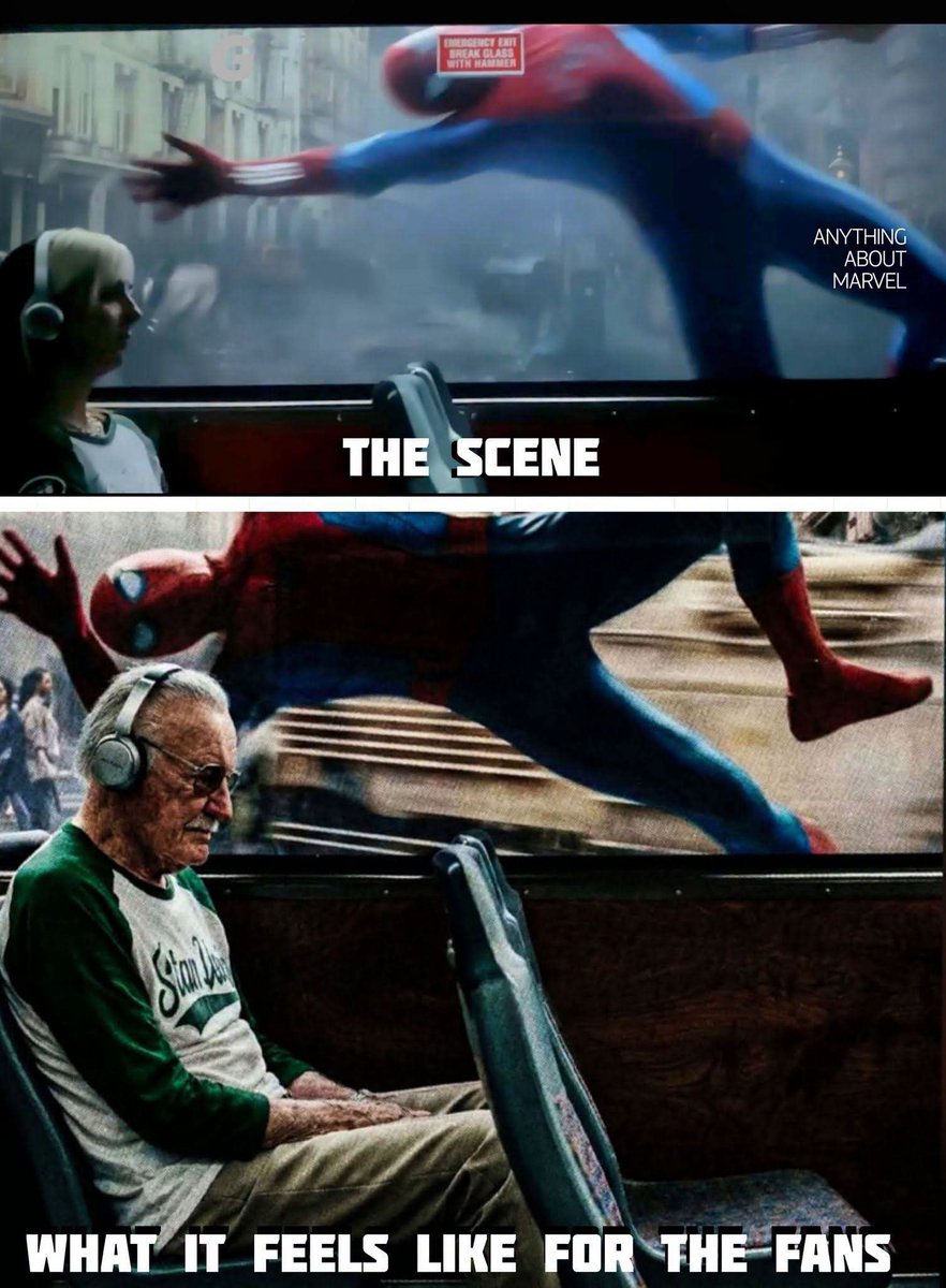 PeopleOfTheInt's tweet photo. For sure, if Stan Lee was still here, he’d be in that scene. 😭

 We miss you, Stan!!!  ❤️💯 https://t.co/Q7OQIiCJDM