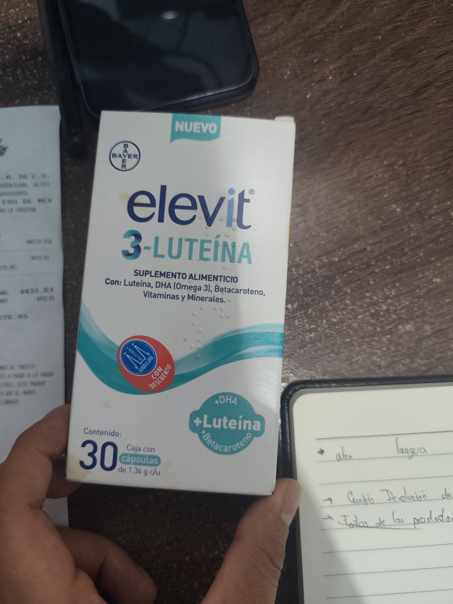 acttapia's tweet photo. Compré un medicamento defectuoso de origen (Elevit 3) en @FarmaciasGdl Suc. Centro Ixtlahuaca. Negaron la garantía de 48h en tienda y corporativo no da solución desde el 26/jul. Exijo la sustitución de mi producto. Ticket 0519. @Profeco @COFEPRIS https://t.co/SvWJQkQ3Iz