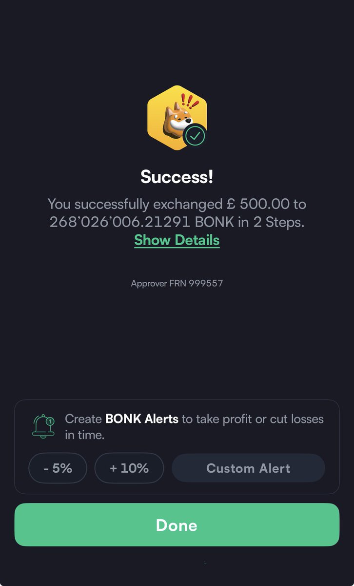 scotsmancrypto's tweet photo. In light of recent events everyone should support projects that are exploited IMO

Buying some $BONK to support the team and all recovery efforts

Obvs using @swissborg the best place for any purchases https://t.co/fxVTb46fTP