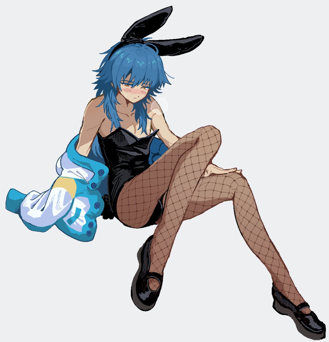 dinm_BL's tweet photo. バニー別パターンになンもちょっとだけ描いてたんだけど画像小っちゃすぎてドット絵みたいになってた https://t.co/6ecoy0SPfg