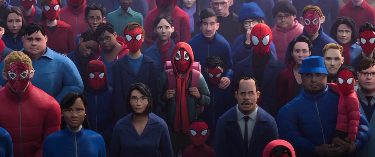 Theodred_Rabon's tweet photo. #SpidermanIntoTheSpiderverse: Déconstruire pour mieux introduire et rappeler ce qui fait que ce personnage est tant adoré. Quel joyaux et je remercierai jamais assez ce film d’exister en ayant Spidey comme perso de comics préféré depuis grosse https://t.co/Rd64N0wqa6