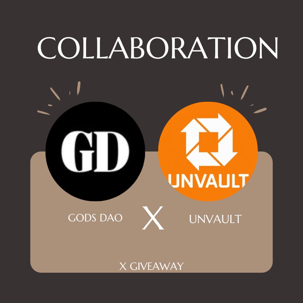 Gods_Dao0's tweet photo. We are glad to announce our collaboration with @unvault 

Supply ⇢ 5555
Price ⇢ FREE

Spots secured for our community members

Raffle is live on our discord https://t.co/myu8Gc1Iyf