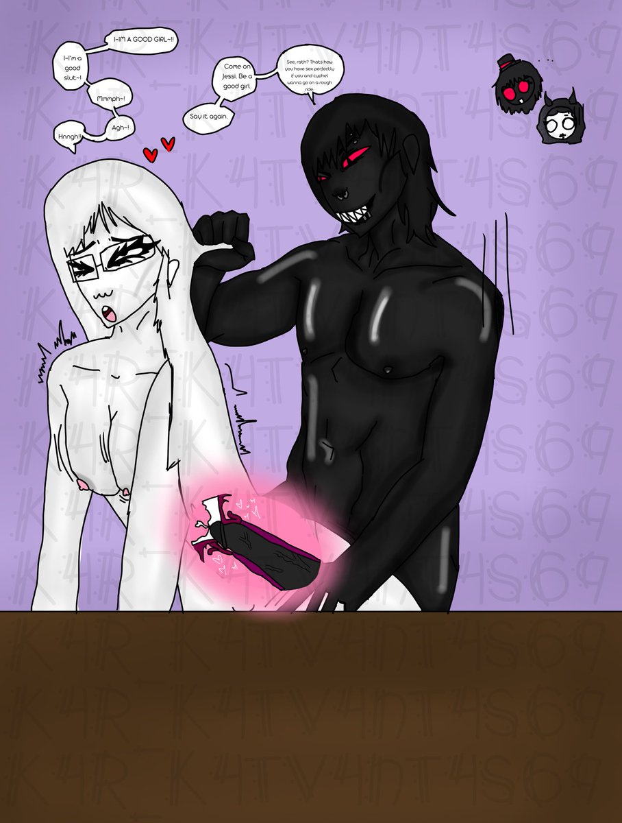 Sailorwaffer's tweet photo. egghhh new art idfk ahh ok this is my friend’s oc with mine shoutout the ocs Stanford and Jessi idfk 

Rath and cyphel are also included with the small icons in the corner, ok https://t.co/1qL94NMrf6