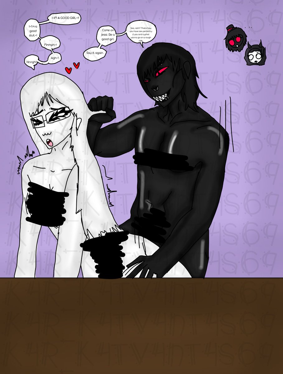 Sailorwaffer's tweet photo. egghhh new art idfk ahh ok this is my friend’s oc with mine shoutout the ocs Stanford and Jessi idfk 

Rath and cyphel are also included with the small icons in the corner, ok https://t.co/1qL94NMrf6