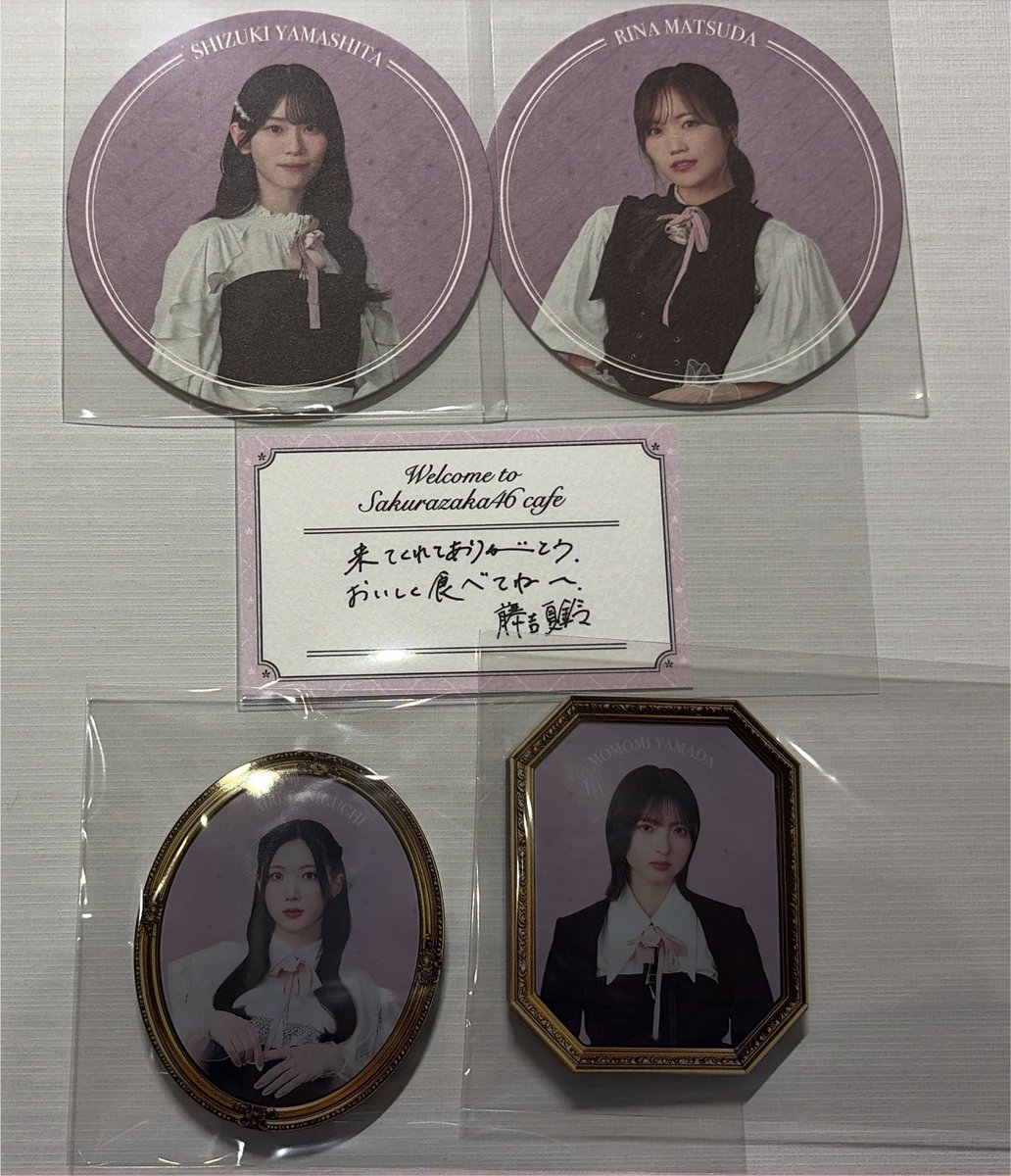 haruuuu____122's tweet photo. 櫻坂46 櫻坂カフェ トレ トレード 交換

【希望】
予約特典 中嶋・浅井・山川
コースター 中嶋・浅井
マグネット 中嶋・浅井・山川

【提供】
画像

※初期キズ等気にされる方はご遠慮ください
※異種を含めたトレードも検討します

📮郵送 https://t.co/7OW4Ro2Jd0