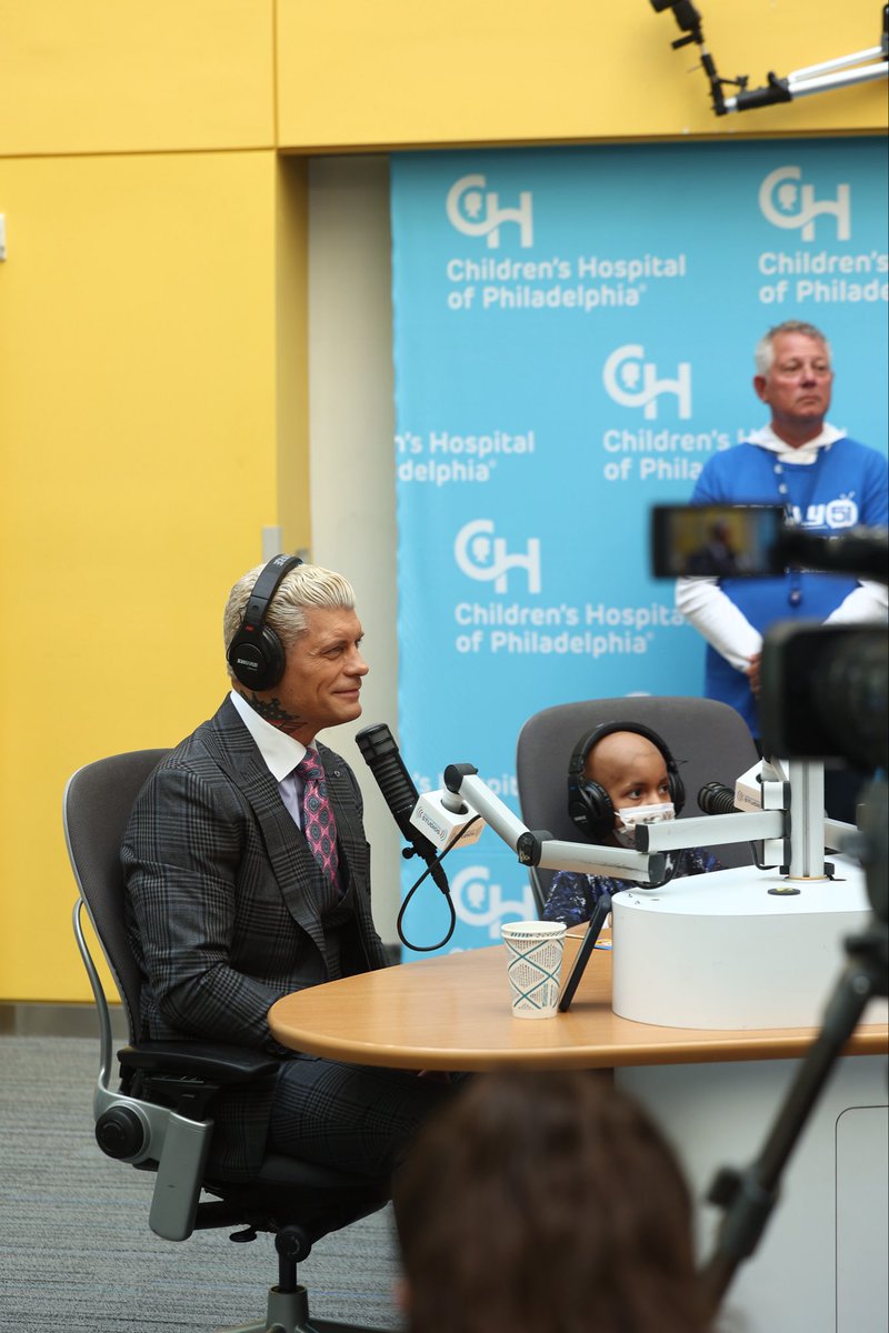 CodyRhodes's tweet photo. Amazing morning w/ @ChildrensPhila ♥️ https://t.co/3UhU5qk9sp