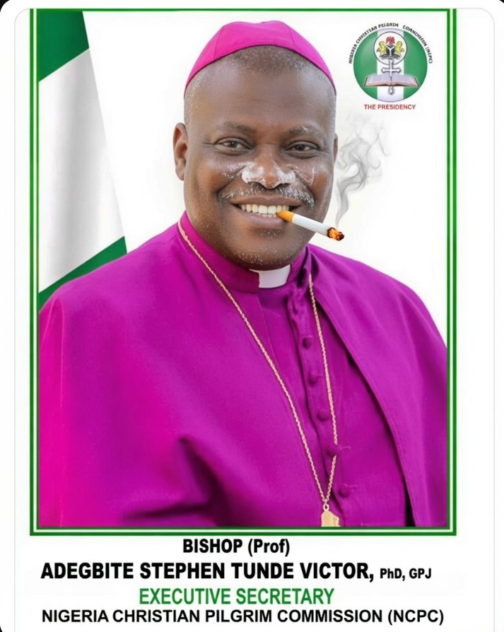 Omatune's tweet photo. Tinubu's Bishop https://t.co/rxapLiUOSe