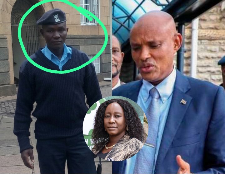 CopShakurkihara's tweet photo. Bunduki ya Serikali ndiyo iliua Victoria Mutiso. The guy who pulled the trigger is this police officer, Elijah Kimoi. He was given orders.

Huyu is going to serve as a good example to other police officers. He followed unlawful orders for money, expected favours, na apandishwe rank. Saa hii amekuwa sacrificed. The person who sent him hatawai taka story zake.

The person who gave the orders is immune.