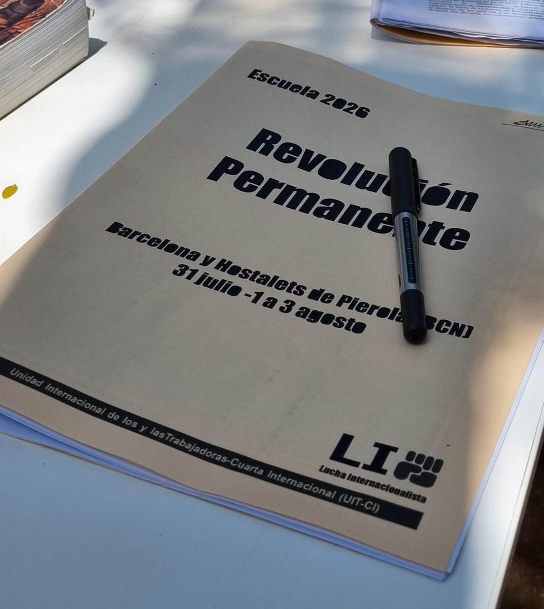 luchainternacio's tweet photo. ☀️Diumenge passat vam tancar l’Escola d’Estiu 2026 de Lluita Internacionalista, centrada en la teoria de la Revolució Permanent i l’anàlisi dels conflictes actuals des d’una perspectiva socialista.
✍️📚 4 dies de formació, debat, oci militant i vincles que ens enforteixen.✊🏽🌿🇵🇸 https://t.co/VGbiIB8uX3