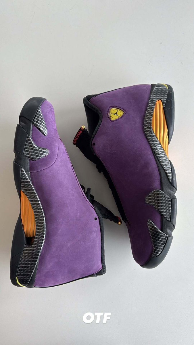 JustFreshKicks's tweet photo. Unreleased "Purple" Air Jordan 14 😈🔥 @NigelSylvester https://t.co/DVqSu4Xrww
