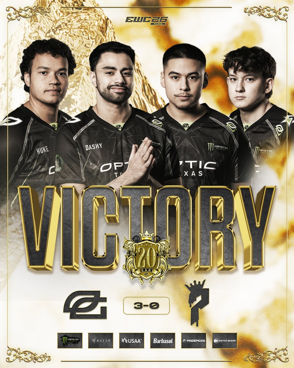 OpTic's tweet photo. Clean Series.

3-0, GG's. https://t.co/WJdplZrhYy