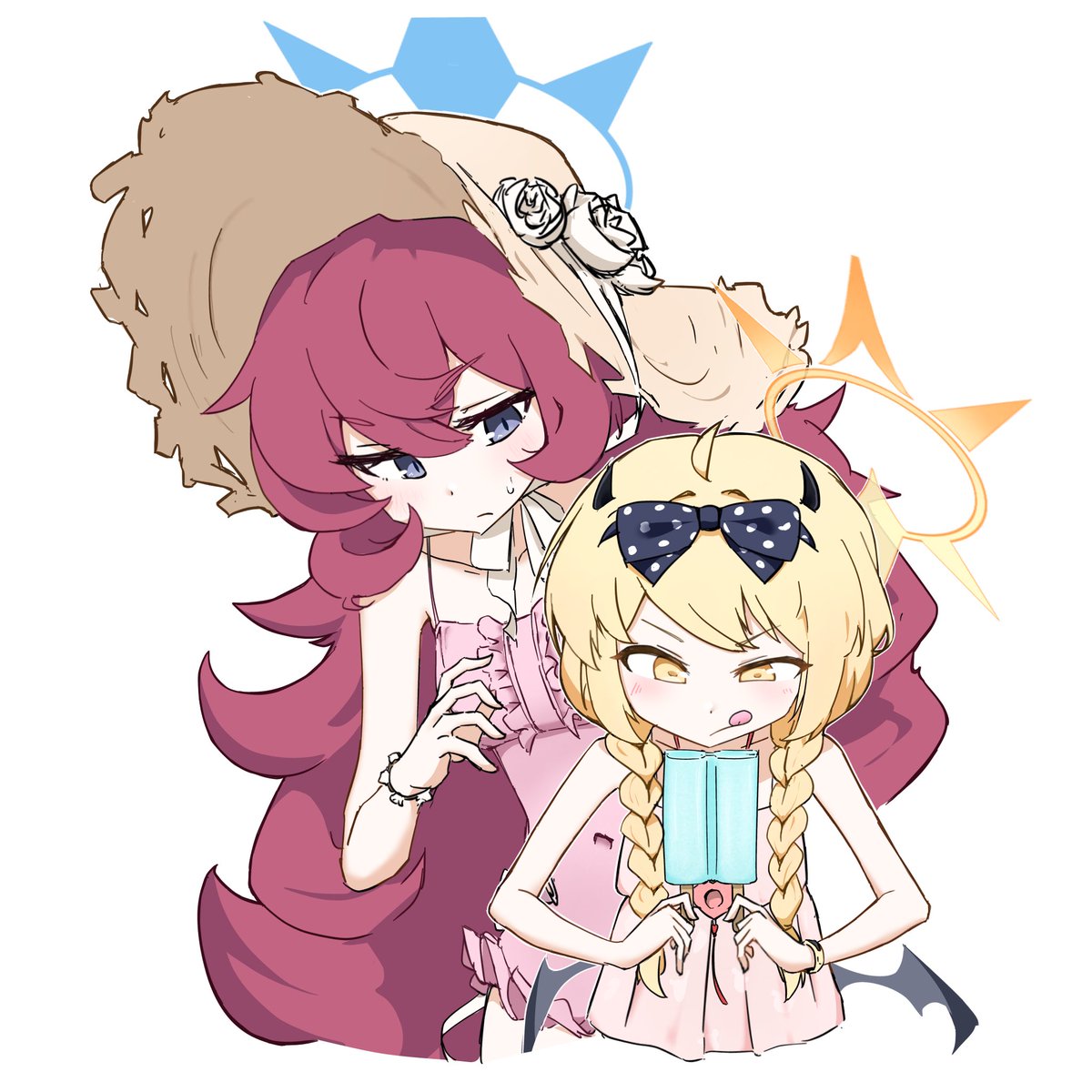 Higri424's tweet photo. イロハとイブキではんぶんこ https://t.co/l38k7zt0Pt
